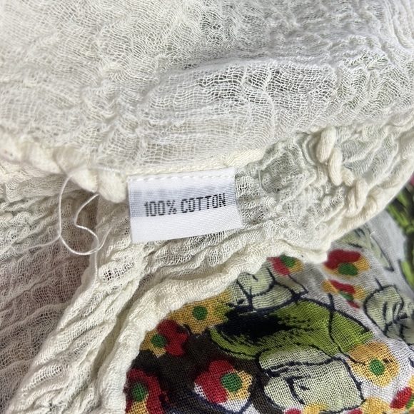 Angelle Milan Women’s Green Floral Cotton Fit&Flare Mini Dress Size M - Picture 12 of 15